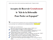 Tablet Screenshot of parlerespagnol.info